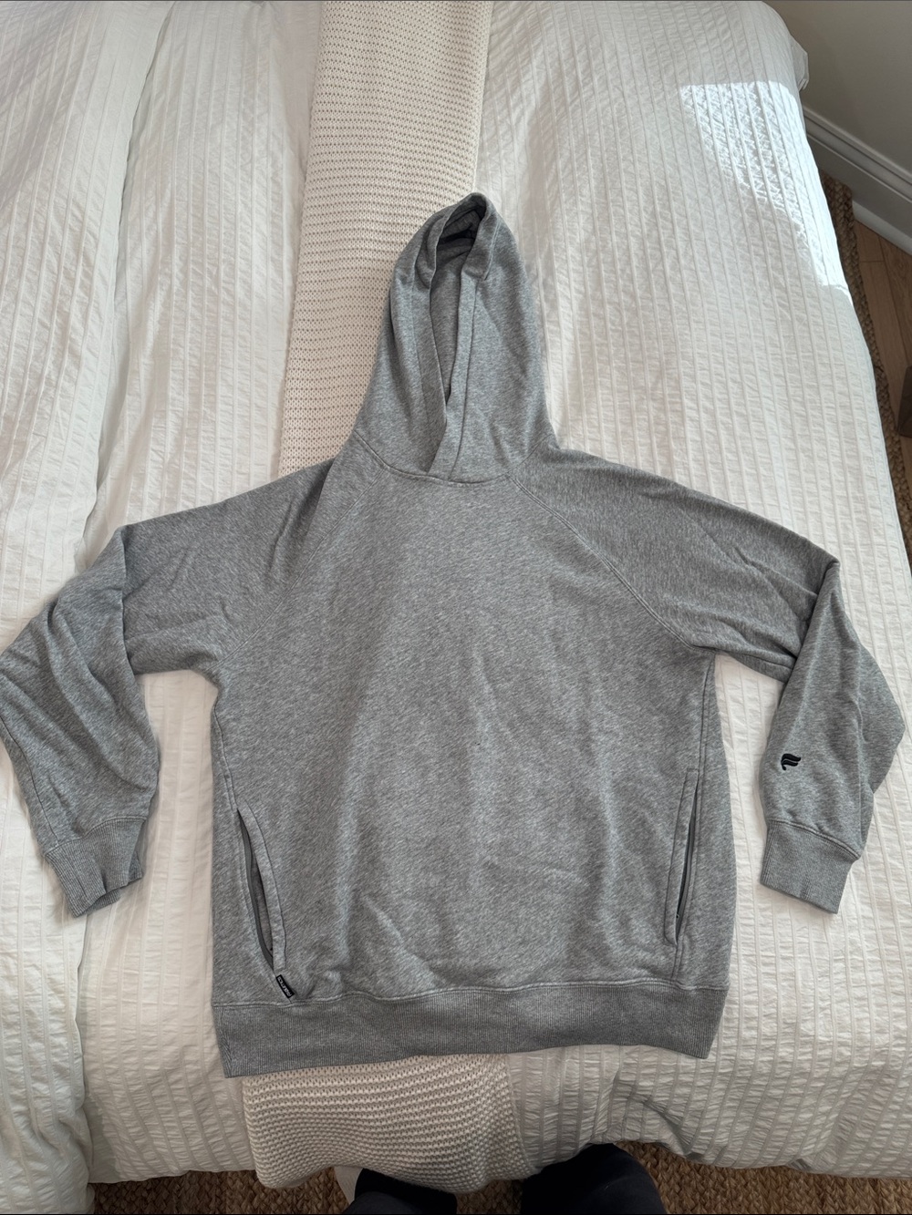 Men's Gray Hooded Sweatshirt